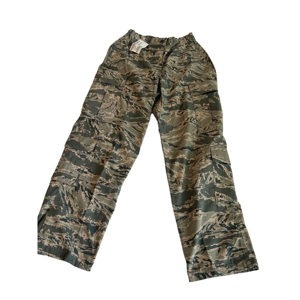 US AIR FORCE Camouflage Pattern Utility Outdoor Pants Women’s Sz 12 Short 30x30